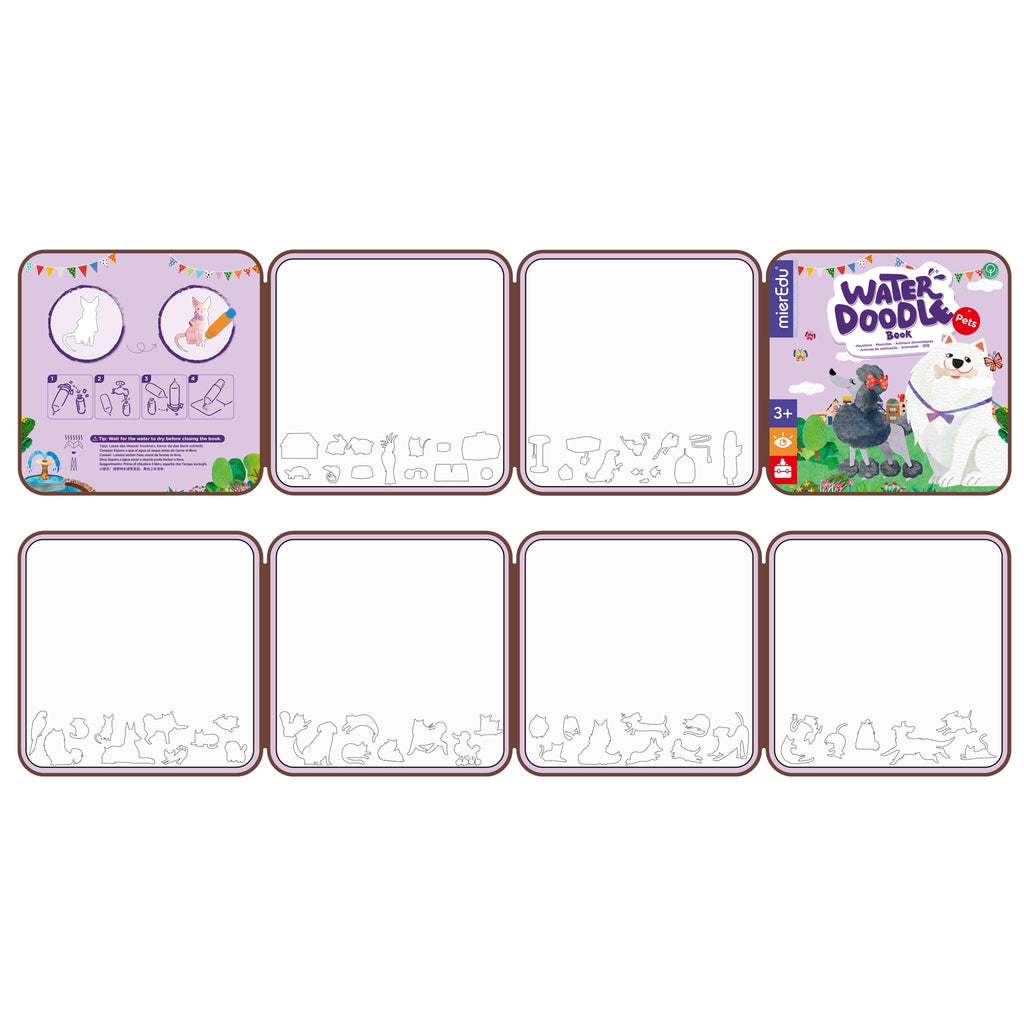 mierEdu Magic Water Doodle Book Hangtag